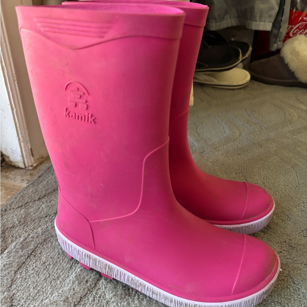 Kamik Pink Rain Boots